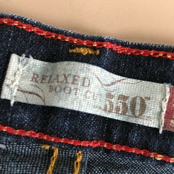 Levis 550 Bootcut Jeans Relaxed Zip Fly High Rise - Picture 10 of 10